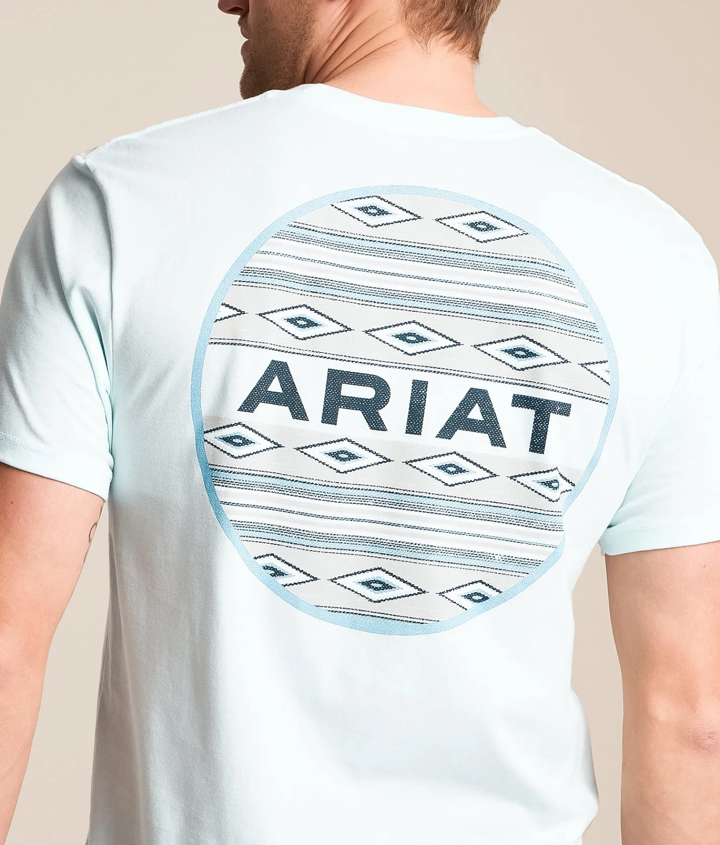 Ariat Roundhouse Southwest T-Shirt Quiet Tide Sale