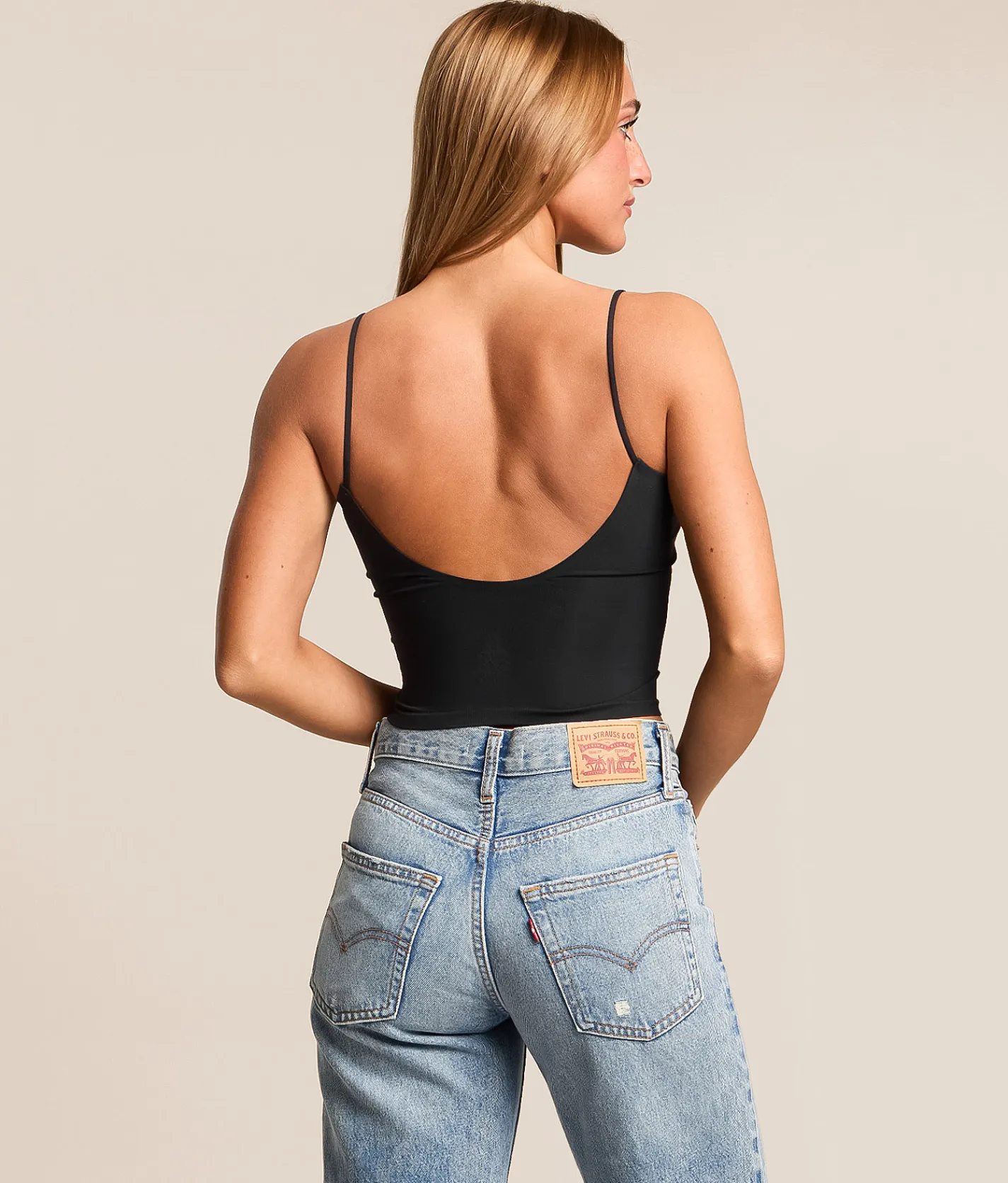 Tops | Free People Round Two Cropped Cami Tank Top Nutmeg