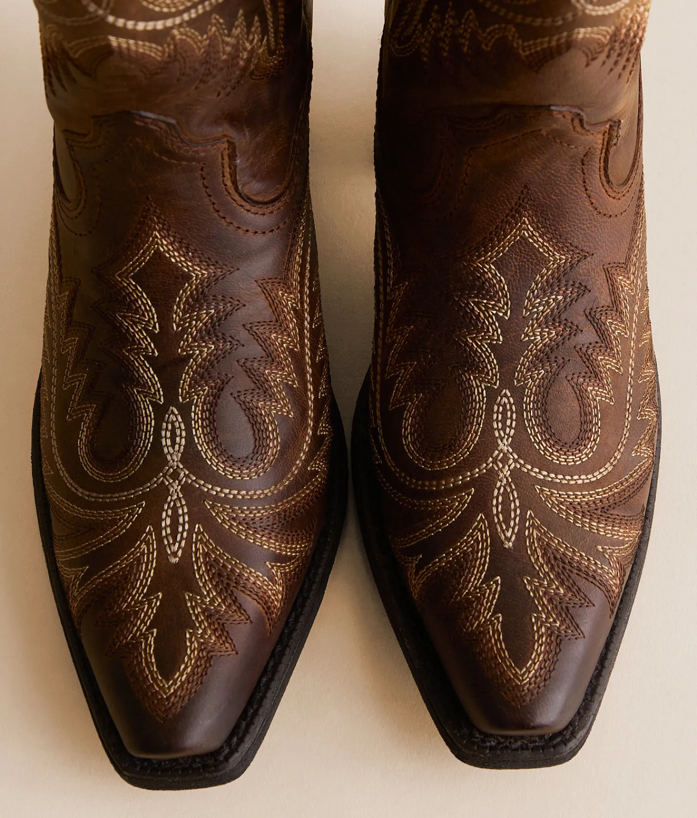 Ariat Round Up Collins Leather Western Boot Rafter Tan Sale