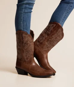 Shoes | Ariat Round Up Leather Western Boot Ready Russet