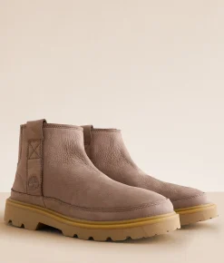 Timberland® Rowan Way Mid Leather Ankle Boot Taupe Nubuck Best