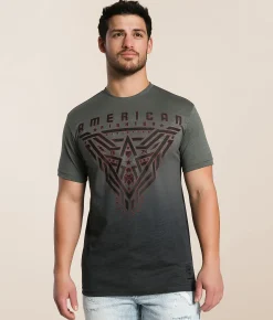 American Fighter Rowland T-Shirt Mulled Basil Kambaba Sale