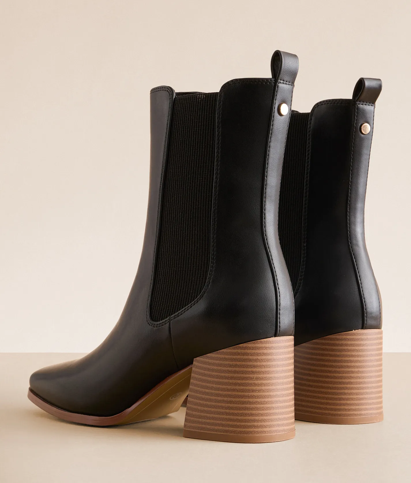 Mia Roxanna Heeled Ankle Boot Black Discount