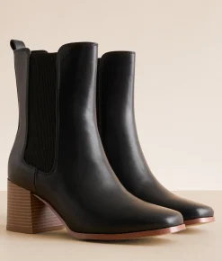 Mia Roxanna Heeled Ankle Boot Black Discount