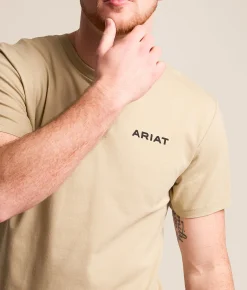 Tops|Graphic T-Shirts | Ariat Royal Flushed T-Shirt Trenchcoat