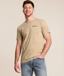 Tops|Graphic T-Shirts | Ariat Royal Flushed T-Shirt Trenchcoat
