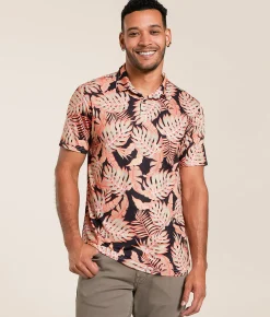 Departwest Royer Performance Polo Black Coral New