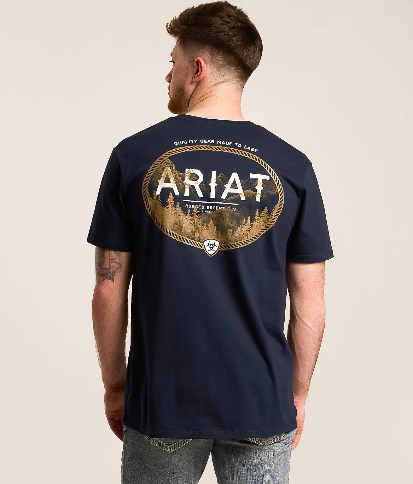 Ariat Rugged Essentials T-Shirt Navy Best