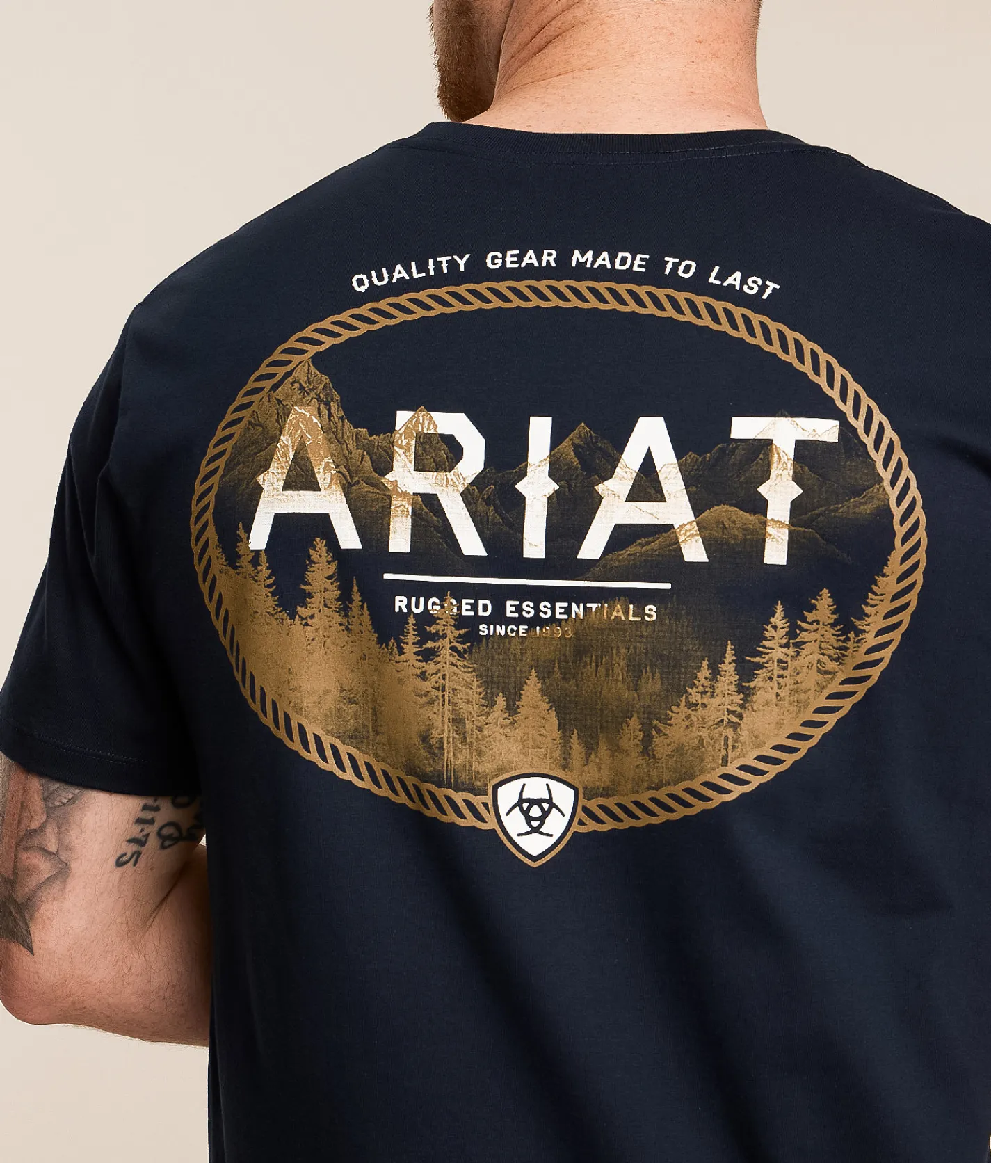 Ariat Rugged Essentials T-Shirt Navy Best