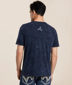 Graphic T-Shirts | Affliction Rumination T-Shirt Black Lava Wash