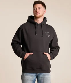 Tops | Howitzer Rusted Freedom Hooded Sweatshirt Vintage Black