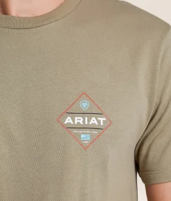 Tops|Graphic T-Shirts | Ariat Rust Serape T-Shirt Fallen Rock