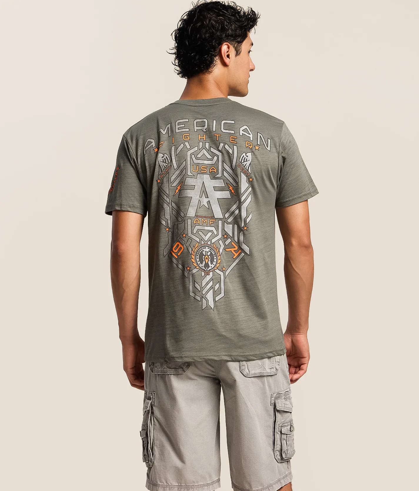 American Fighter Rutherford T-Shirt Mulled Basil Kambaba