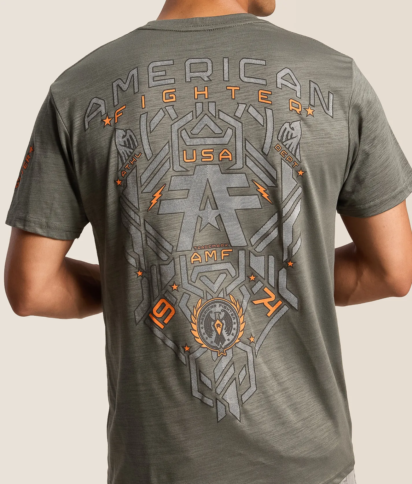 American Fighter Rutherford T-Shirt Mulled Basil Kambaba