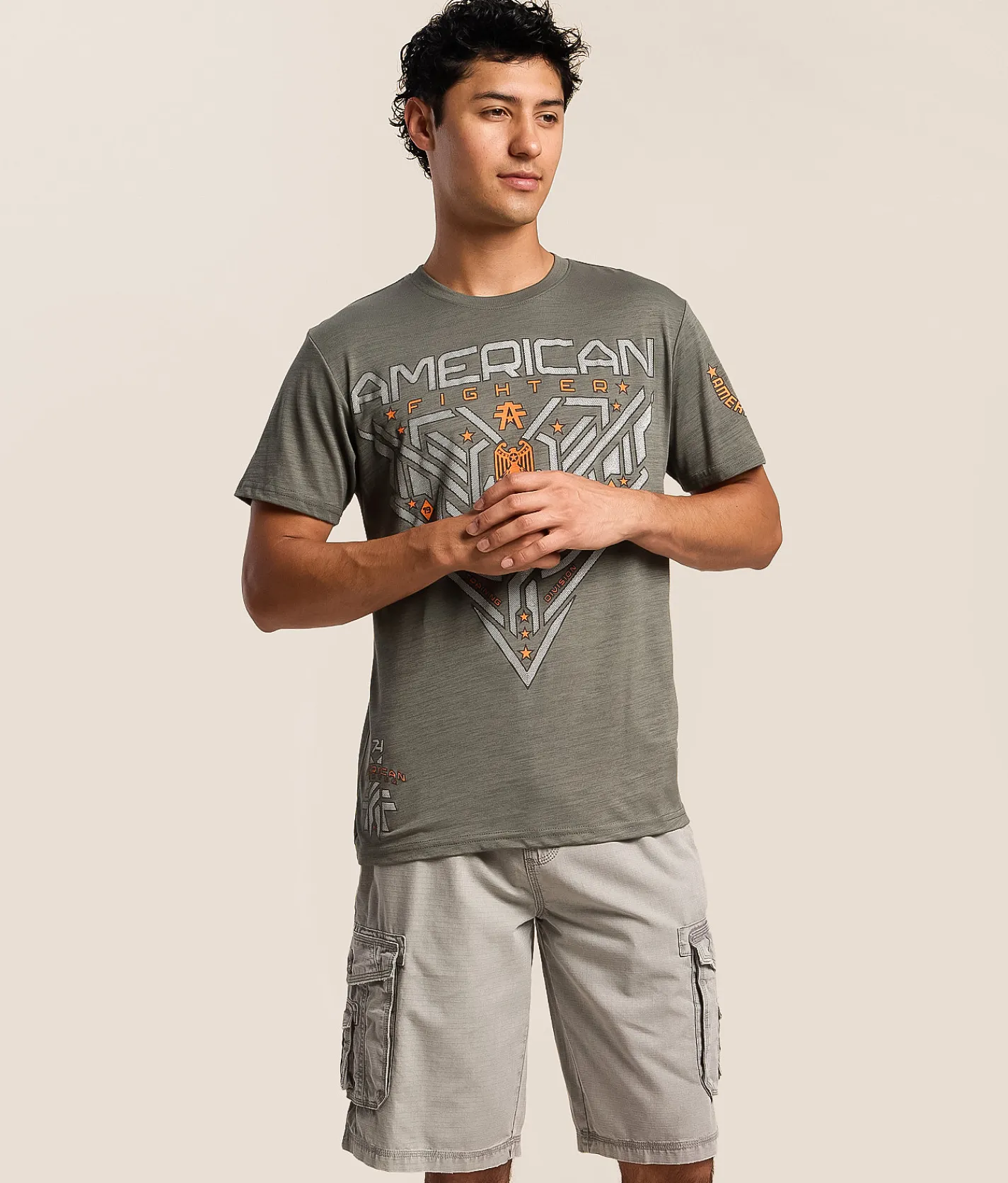 American Fighter Rutherford T-Shirt Mulled Basil Kambaba