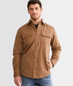 Coats & Jackets | Dakota Grizzly Ryker Canvas Shacket Buck