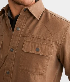 Coats & Jackets | Dakota Grizzly Ryker Canvas Shacket Buck