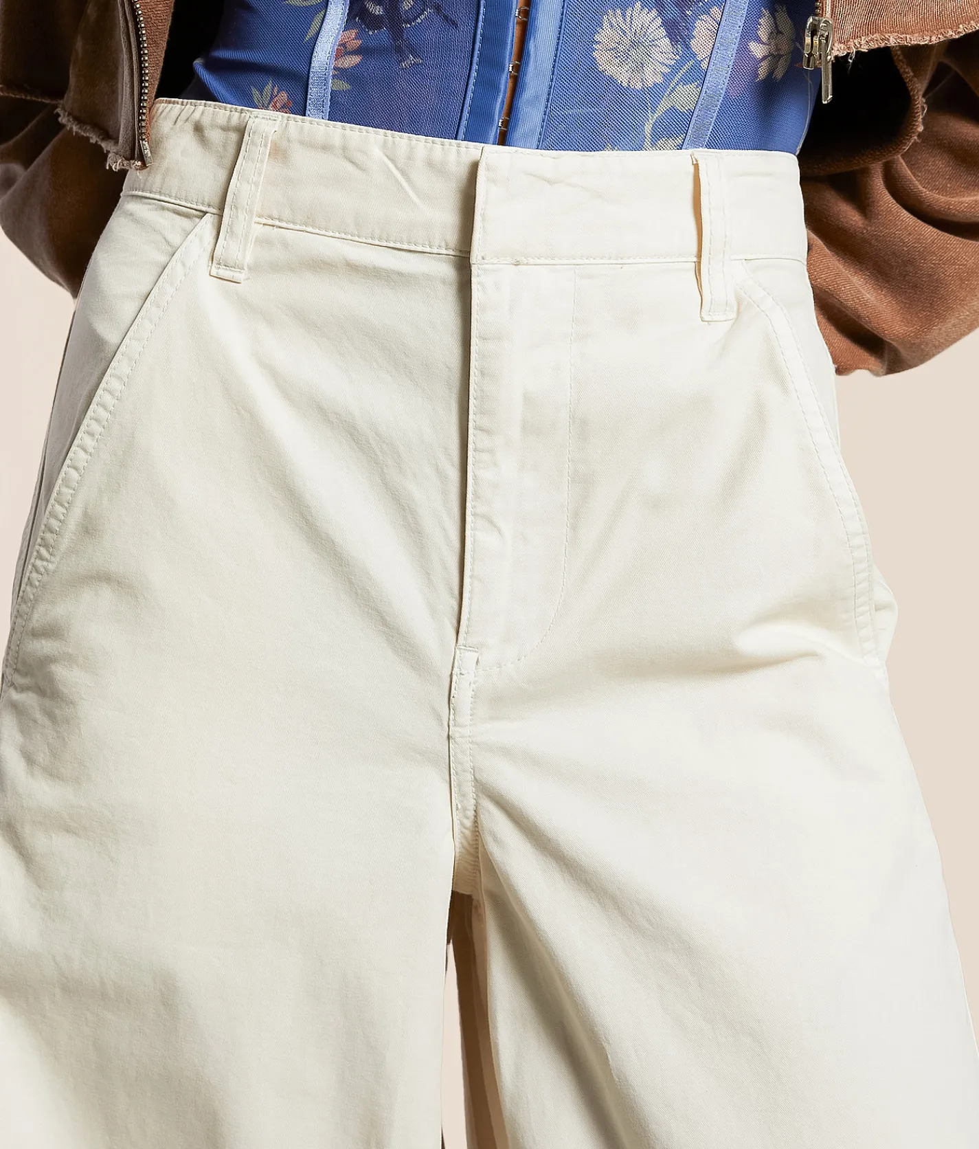 Bottoms | Free People Rylee Chino Trouser Pant French Oak