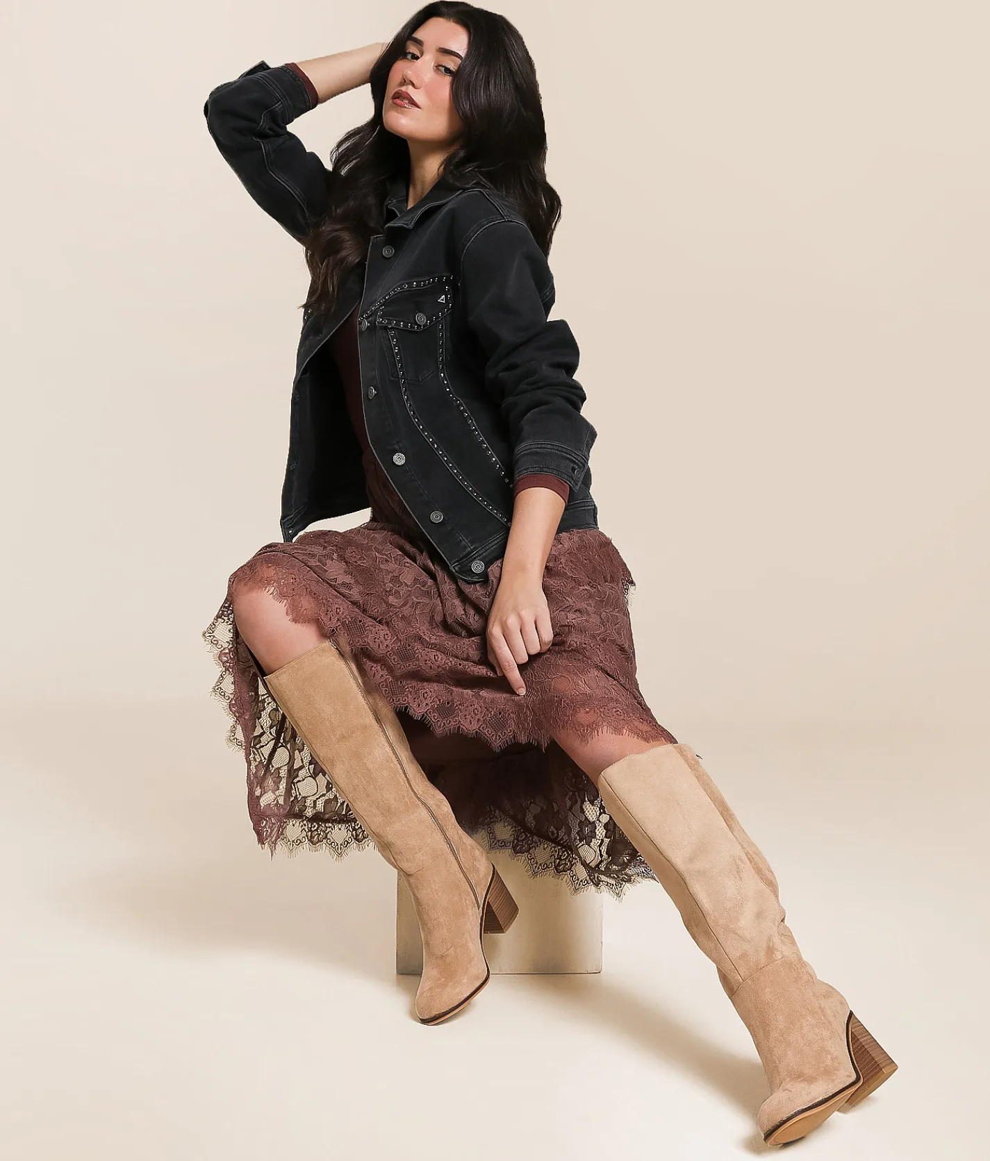 Shoes | Mia Sabrena Tall Boot Maple