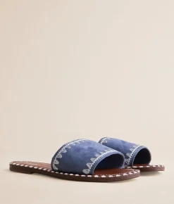 Shoes | Mia Sabrinnah Whipstitch Sandal Denim