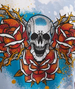 Affliction Sacred Harvest T-Shirt White Multi New