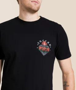 Graphic T-Shirts | Sullen Sacred Roses T-Shirt Jet Black