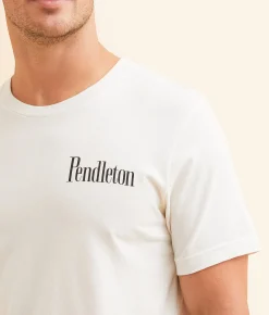 Graphic T-Shirts | Pendleton Saddle Up Sunset T-Shirt Vintage White