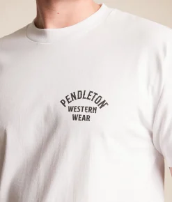 Pendleton Saddle Up T-Shirt White New