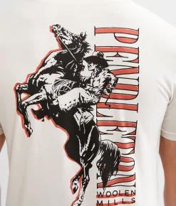 Pendleton Saddle Up T-Shirt Vintage White