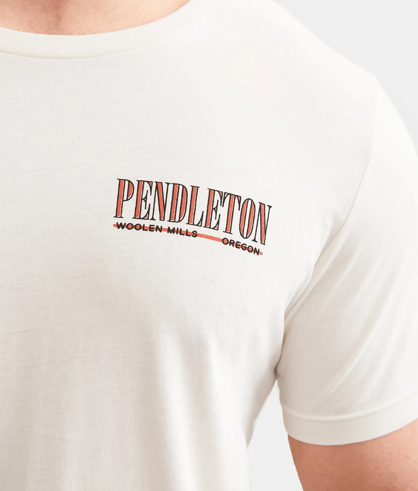 Pendleton Saddle Up T-Shirt Vintage White