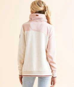 Wanakome Saffia Cowl Neck Pullover Sepia Rose Mix Sale