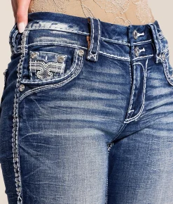 Rock Revival Sagerose Boot Stretch Jean Sagerose MB202 Clearance