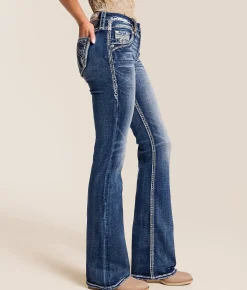 Rock Revival Sagerose Boot Stretch Jean Sagerose MB202 Clearance