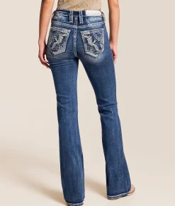 Rock Revival Sagerose Boot Stretch Jean Sagerose MB202 Clearance
