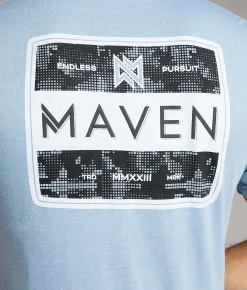 Tops|Graphic T-Shirts | Maven Co-op Sailer T-Shirt Soft Blue Heather