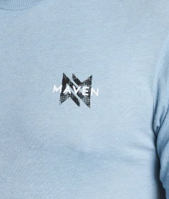 Tops|Graphic T-Shirts | Maven Co-op Sailer T-Shirt Soft Blue Heather