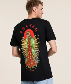 Tops|Graphic T-Shirts | Sullen Saint Rose T-Shirt Jet Black