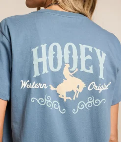 Tops | Hooey Salado T-Shirt Dark Denim