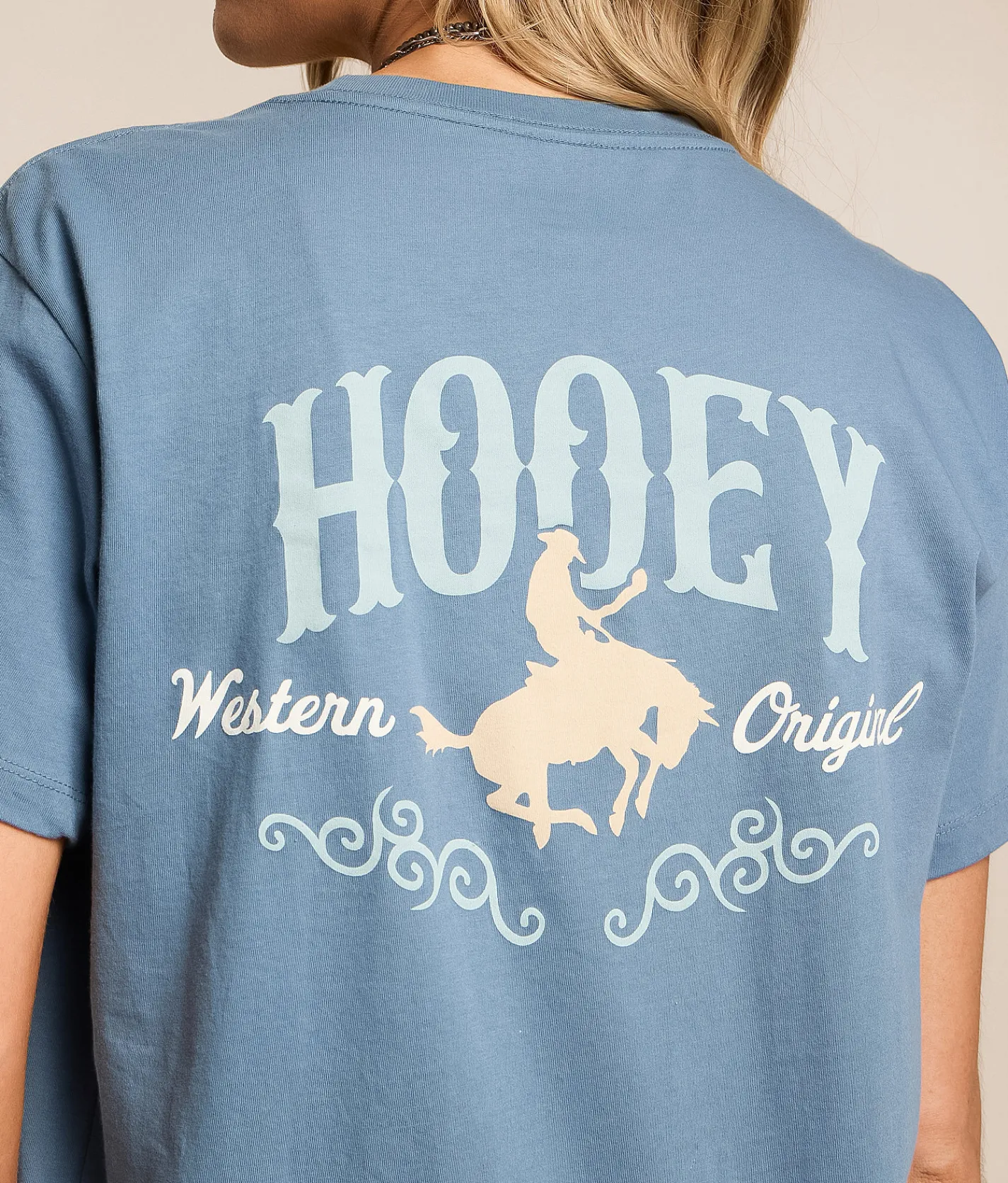 Tops | Hooey Salado T-Shirt Dark Denim