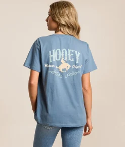 Tops | Hooey Salado T-Shirt Dark Denim
