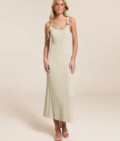 Z Supply Salinas Midi Dress Sandshell Best