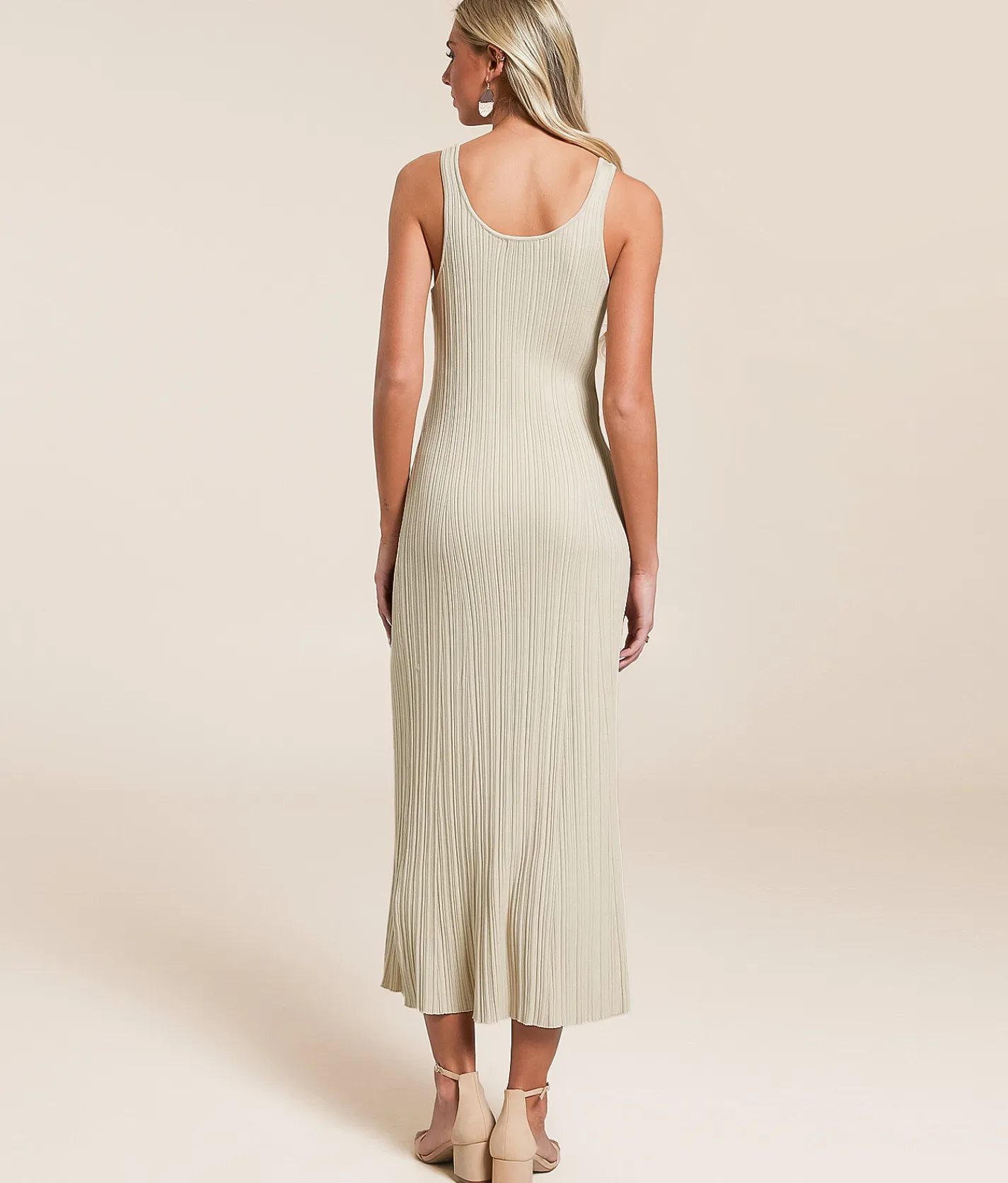 Z Supply Salinas Midi Dress Sandshell Best