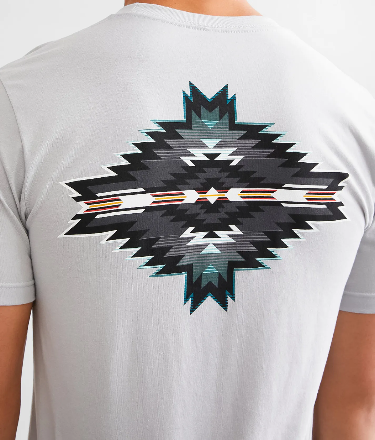 Graphic T-Shirts | Pendleton Saltillo Sunset T-Shirt Solid Athletic Grey