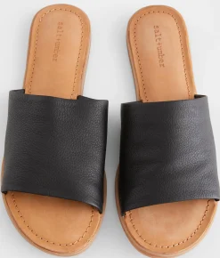 Shoes | Salt+Umber Sedona Leather Slide Sandal Bone