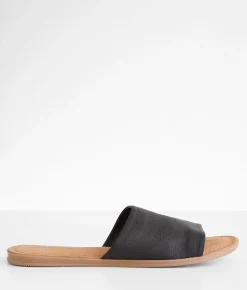 Shoes | Salt+Umber Sedona Leather Slide Sandal Bone