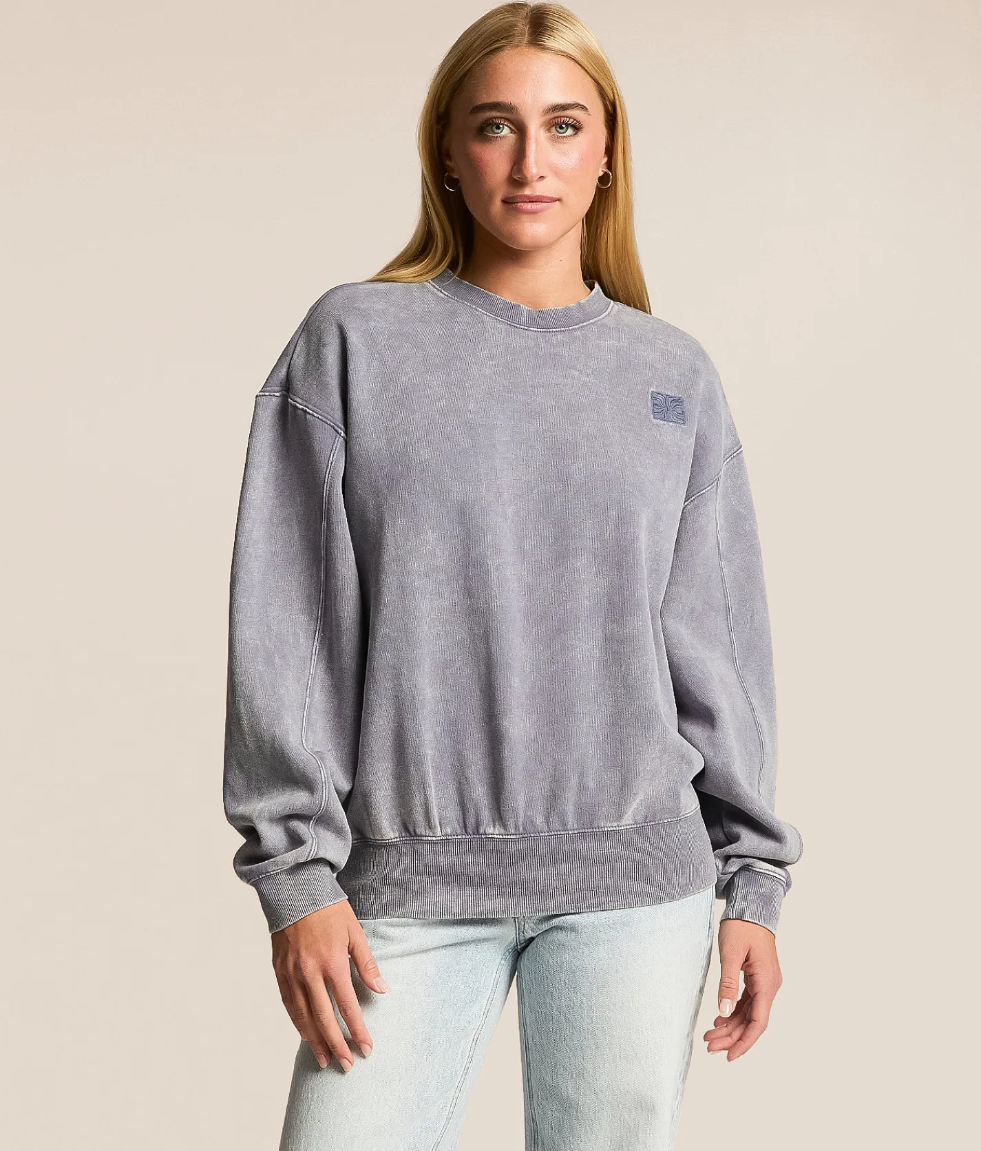 Tops | Billabong Saltwashed Kendal Oversized Pullover Sunbleached