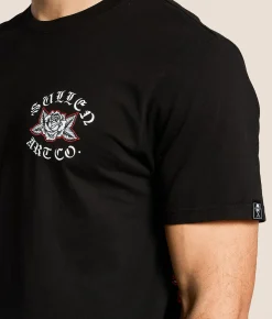 Sullen Sanctuary T-Shirt Jet Black Outlet