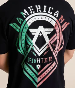 Tops|Graphic T-Shirts | American Fighter Sandow T-Shirt Black