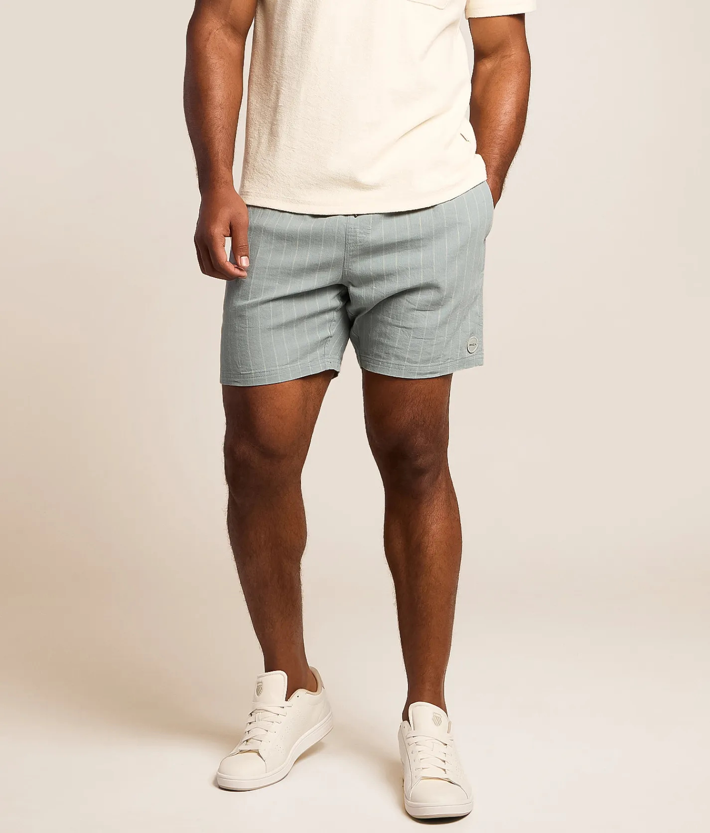 Bottoms|Shorts | RVCA Sands Striped Stretch Short Lead