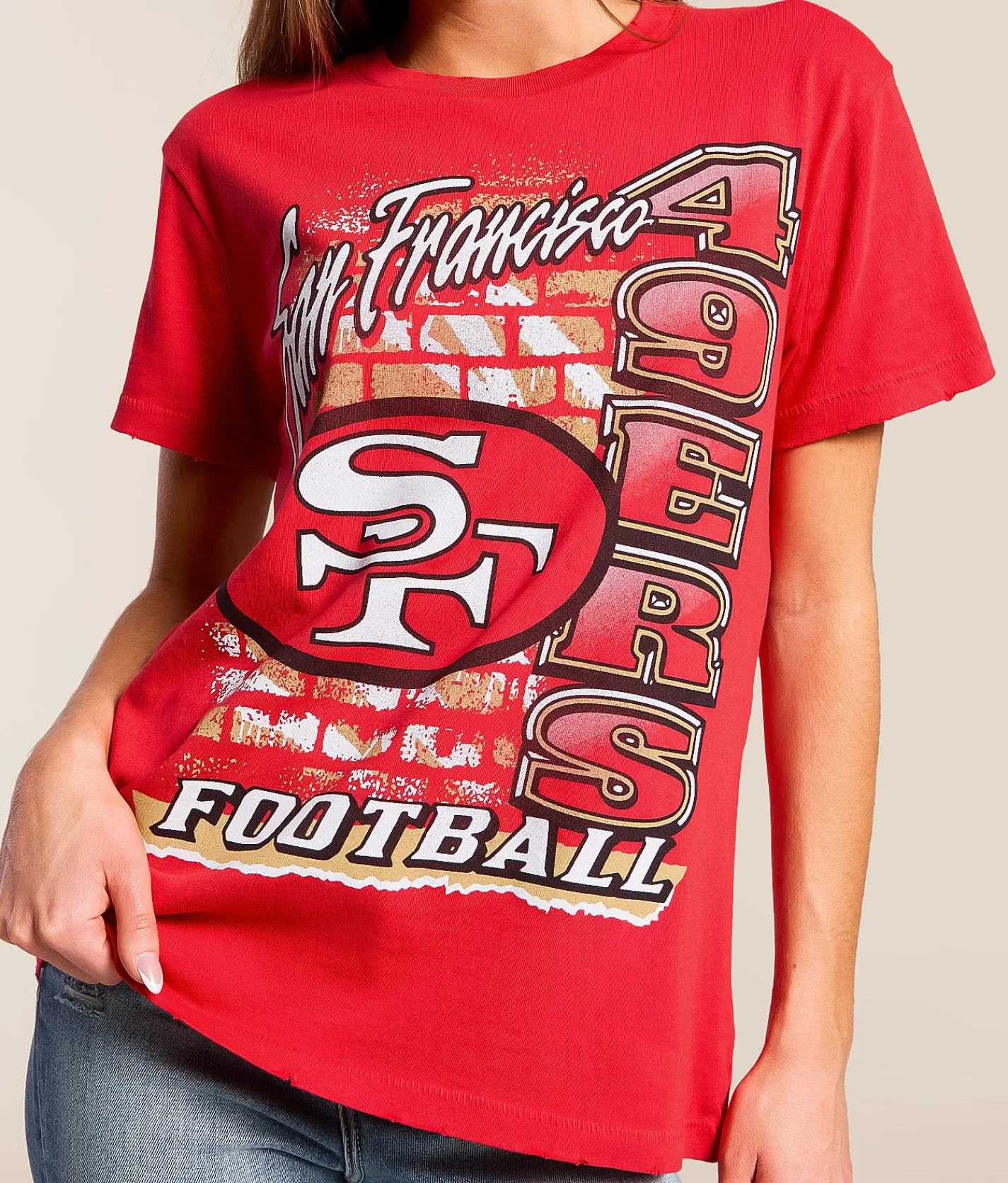 Tops | Junkfood San Francisco 49ers T-Shirt Licorice